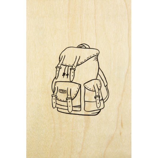 Carte en bois wood + backpack W