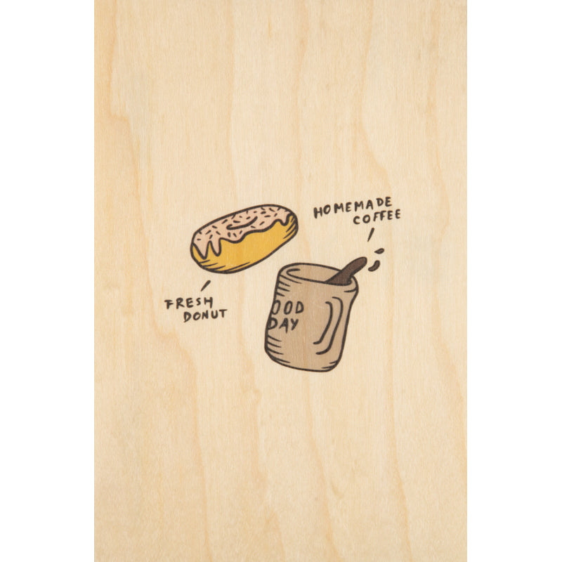 Wood postcard wood + breakfast W