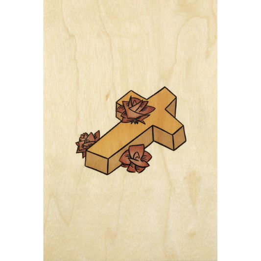Carte en bois wood + cercueil W