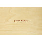 Wood postcard wood + don't W