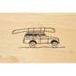 Wood postcard wood + kayak W