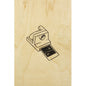 Wood postcard wood + pola W