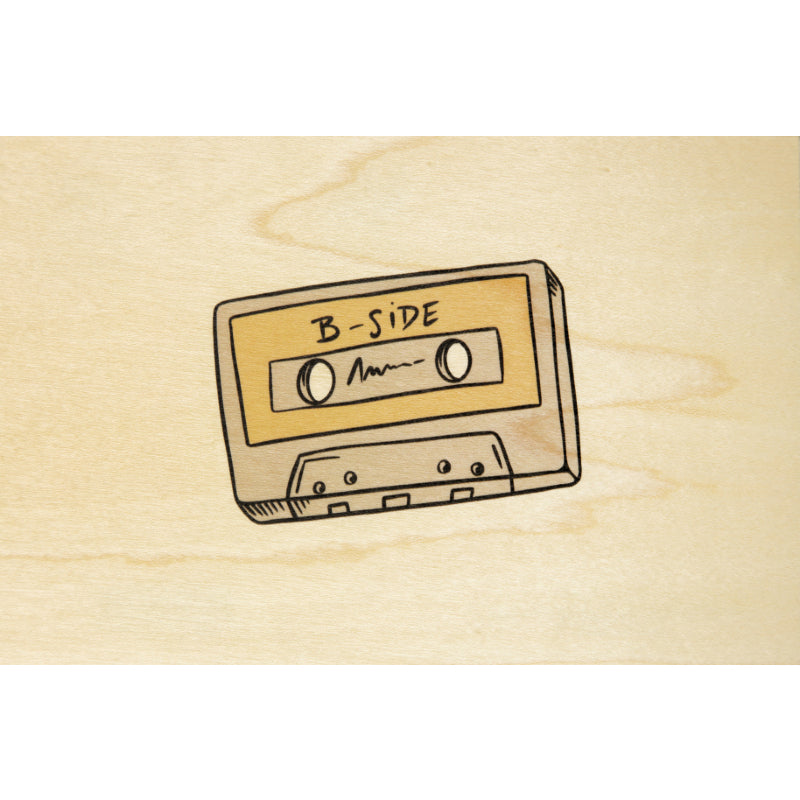 Wood postcard wood + tape W