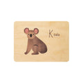 Petite carte en bois abc koala W
