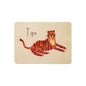 Petite carte en bois abc tigre W