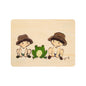 Small wood postcard kids 3 frog W